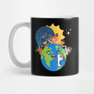 Funny Total Solar Eclipse Selfie Mug